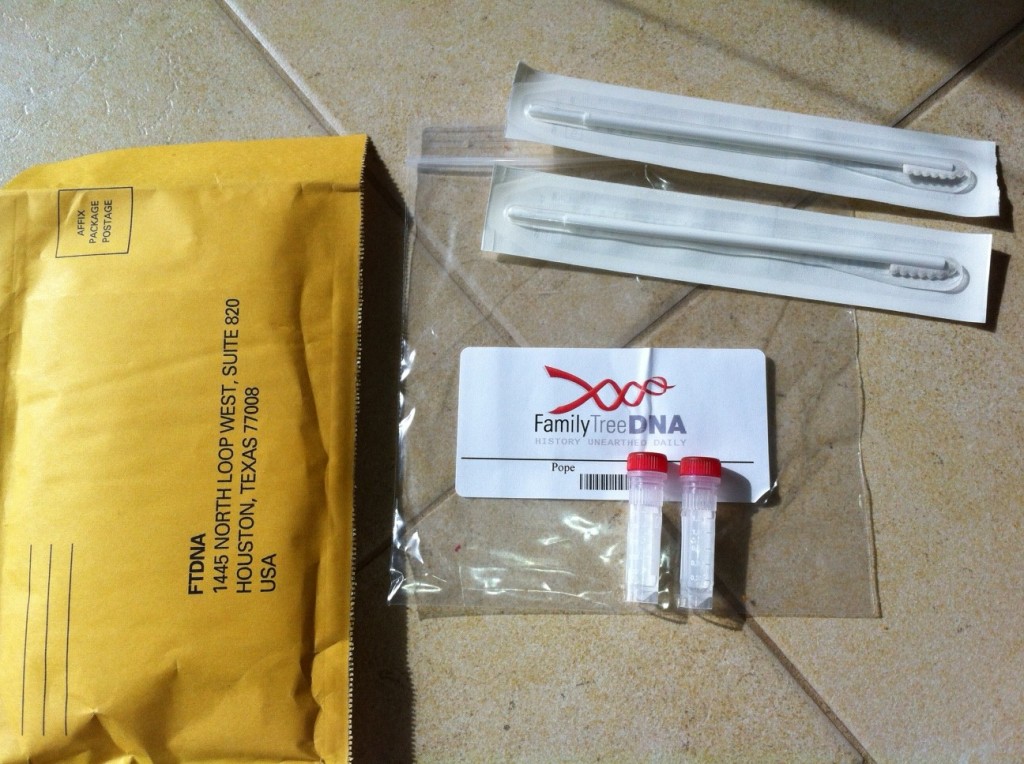 My DNA test kit